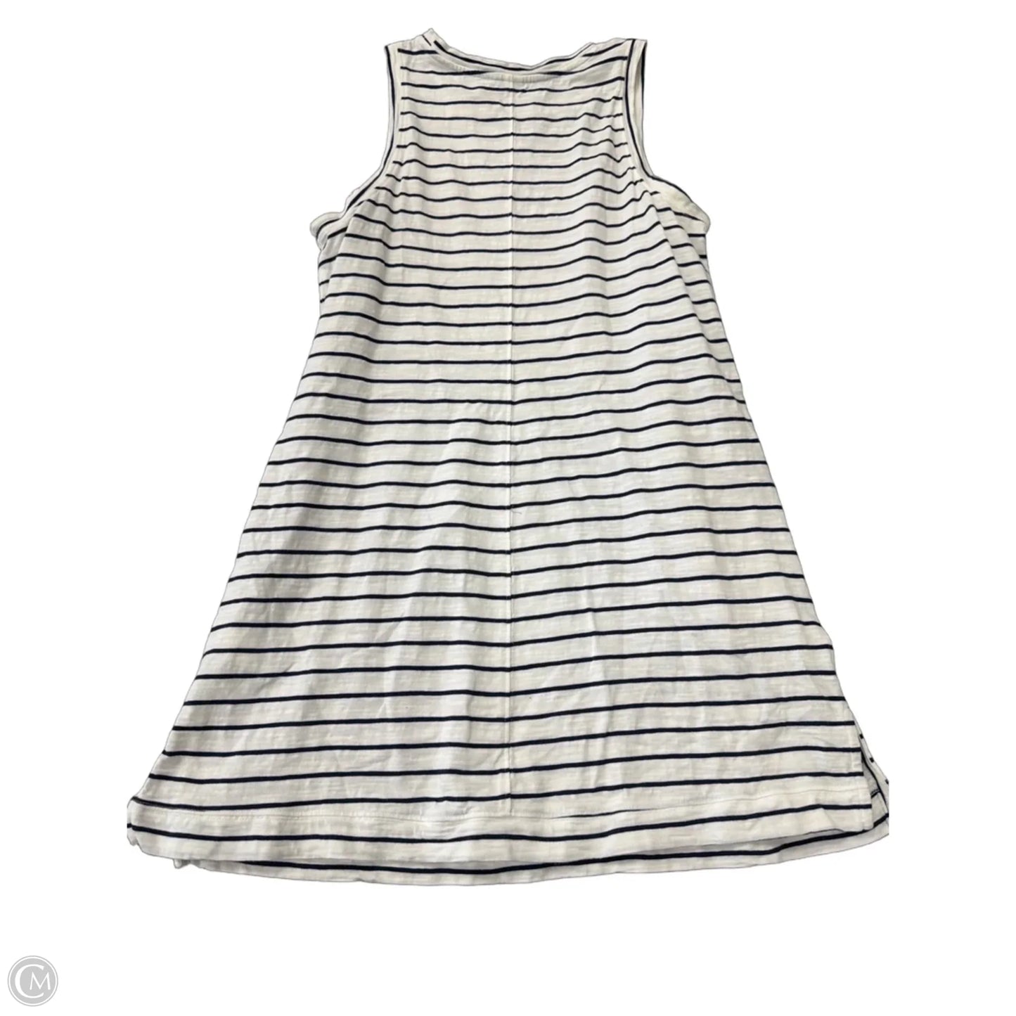 Dress Casual Midi By Old Navy In Striped Pattern, Size: M