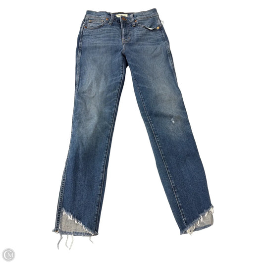 Jeans Cropped By Madewell In Blue Denim, Size: 4
