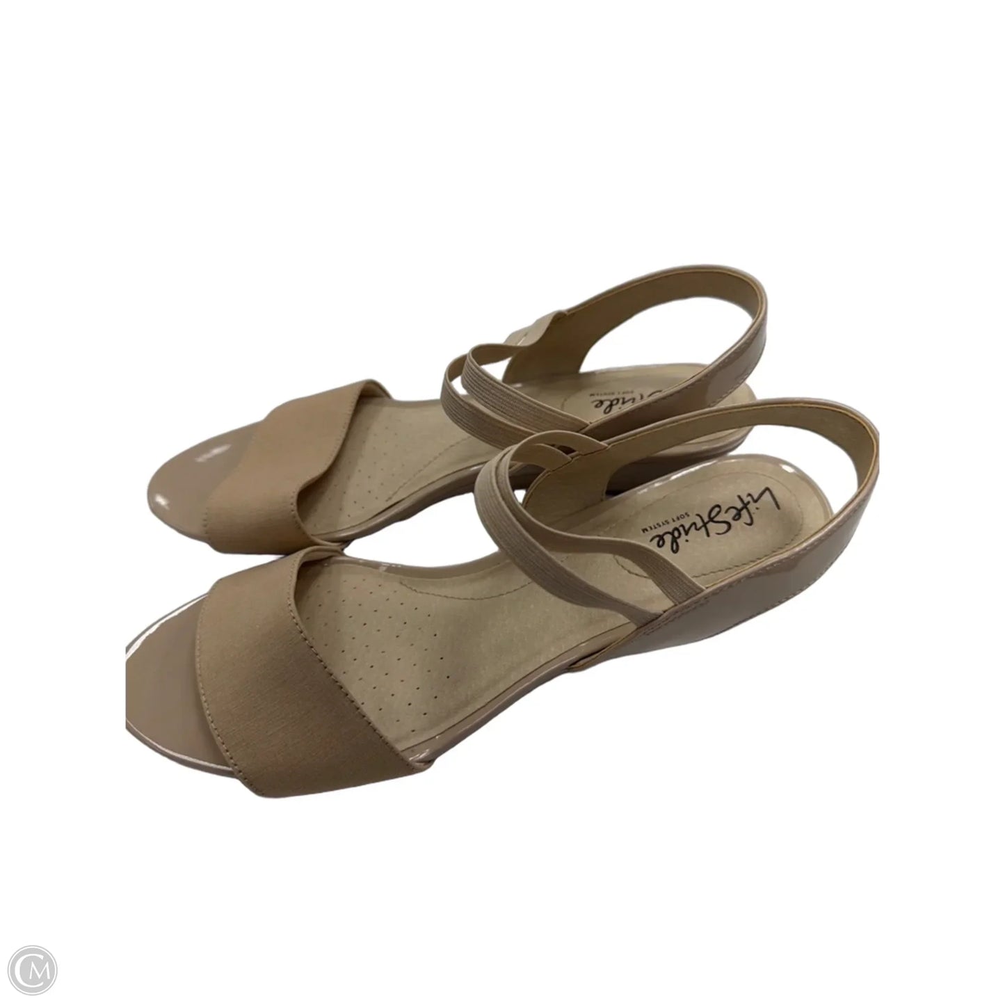 Sandals Flats By Life Stride In Tan, Size: 10