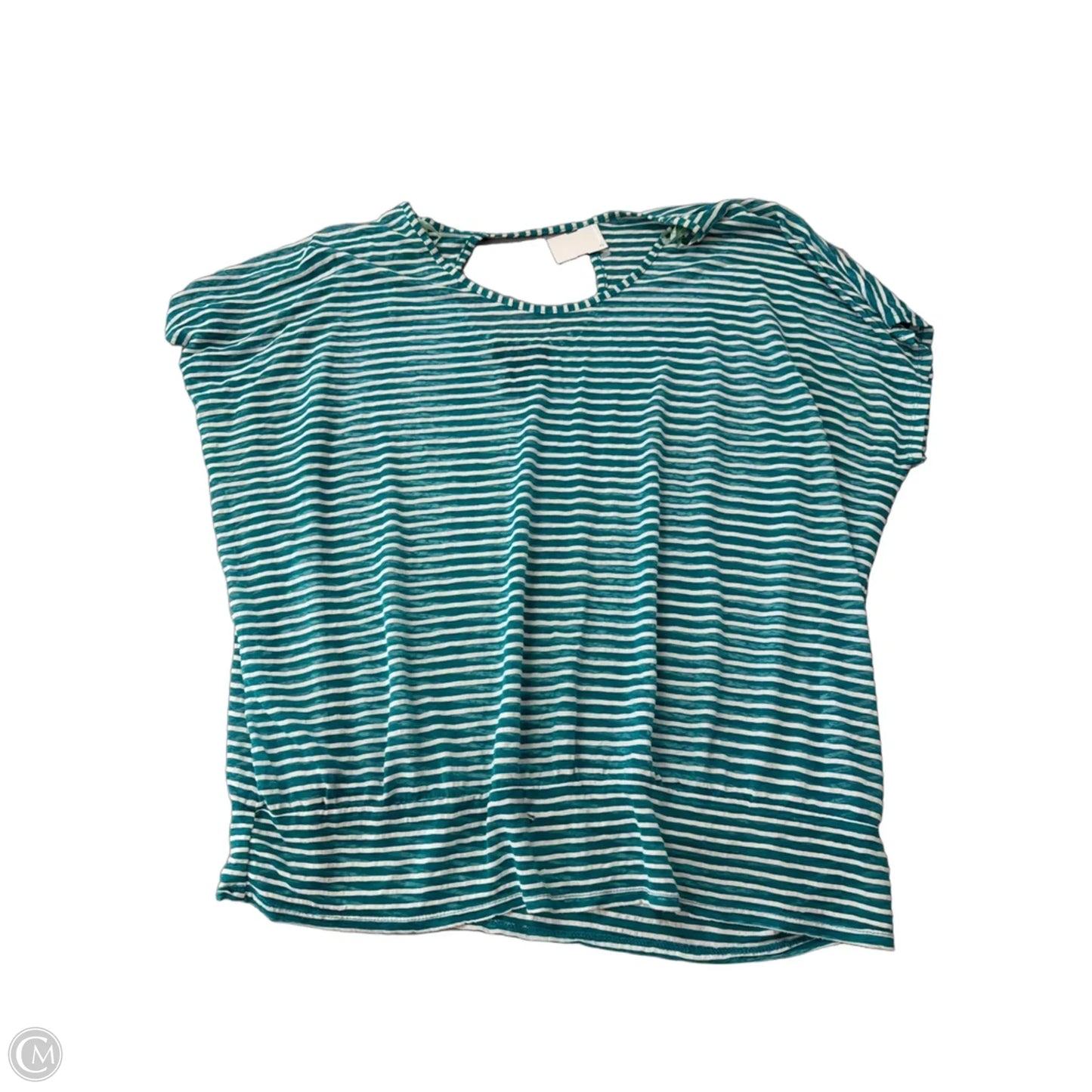 Top Short Sleeve By Lane Bryant In Striped Pattern, Size: 3x