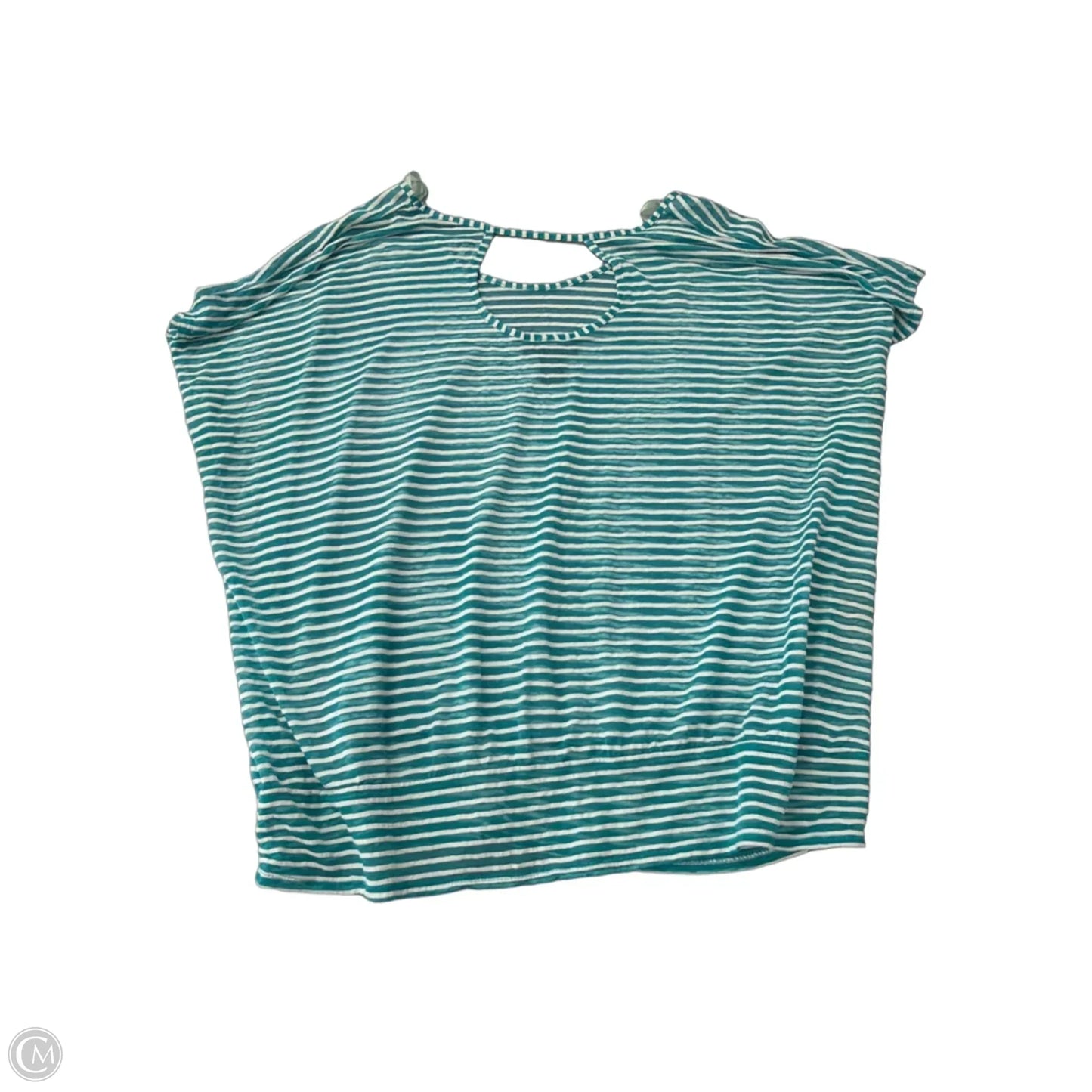 Top Short Sleeve By Lane Bryant In Striped Pattern, Size: 3x