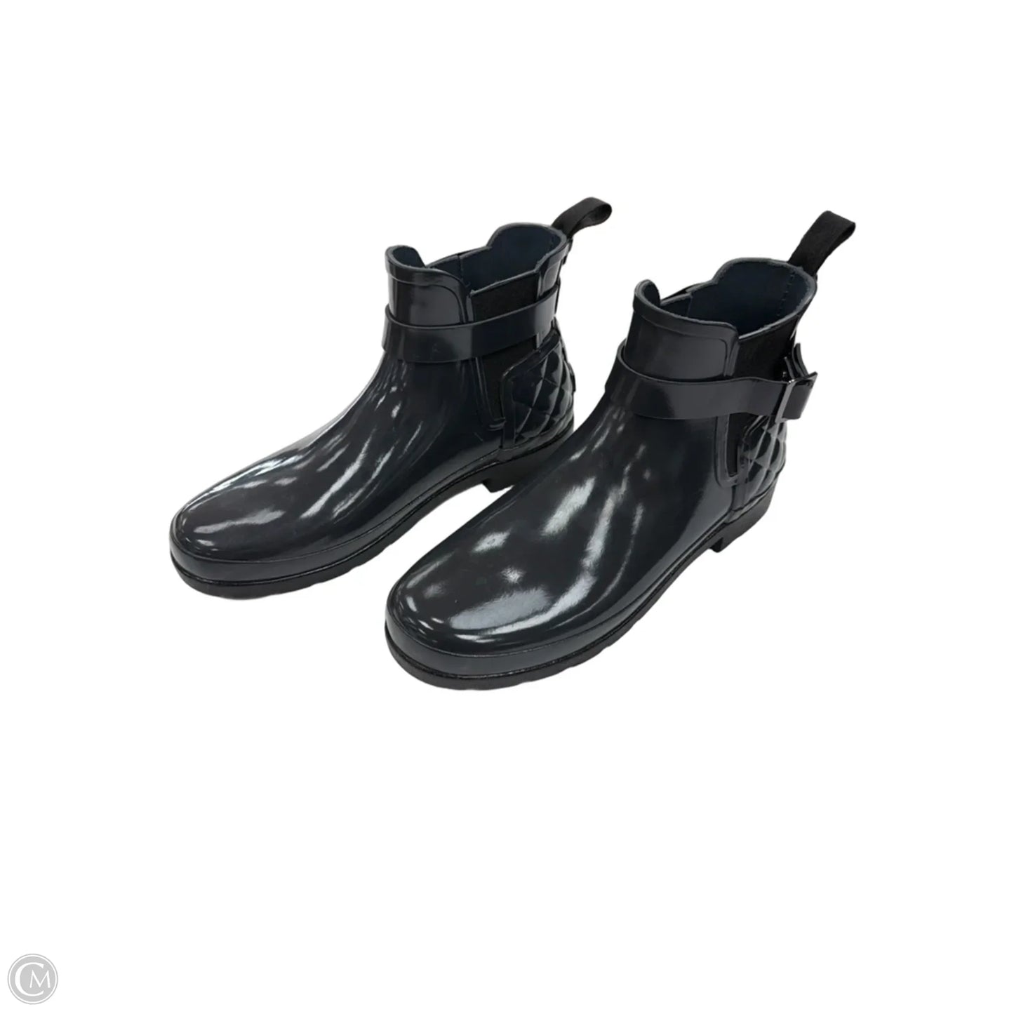 Boots Rain By Hunter In Blue, Size: 10