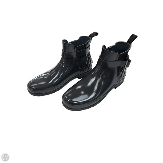 Boots Rain By Hunter In Blue, Size: 10