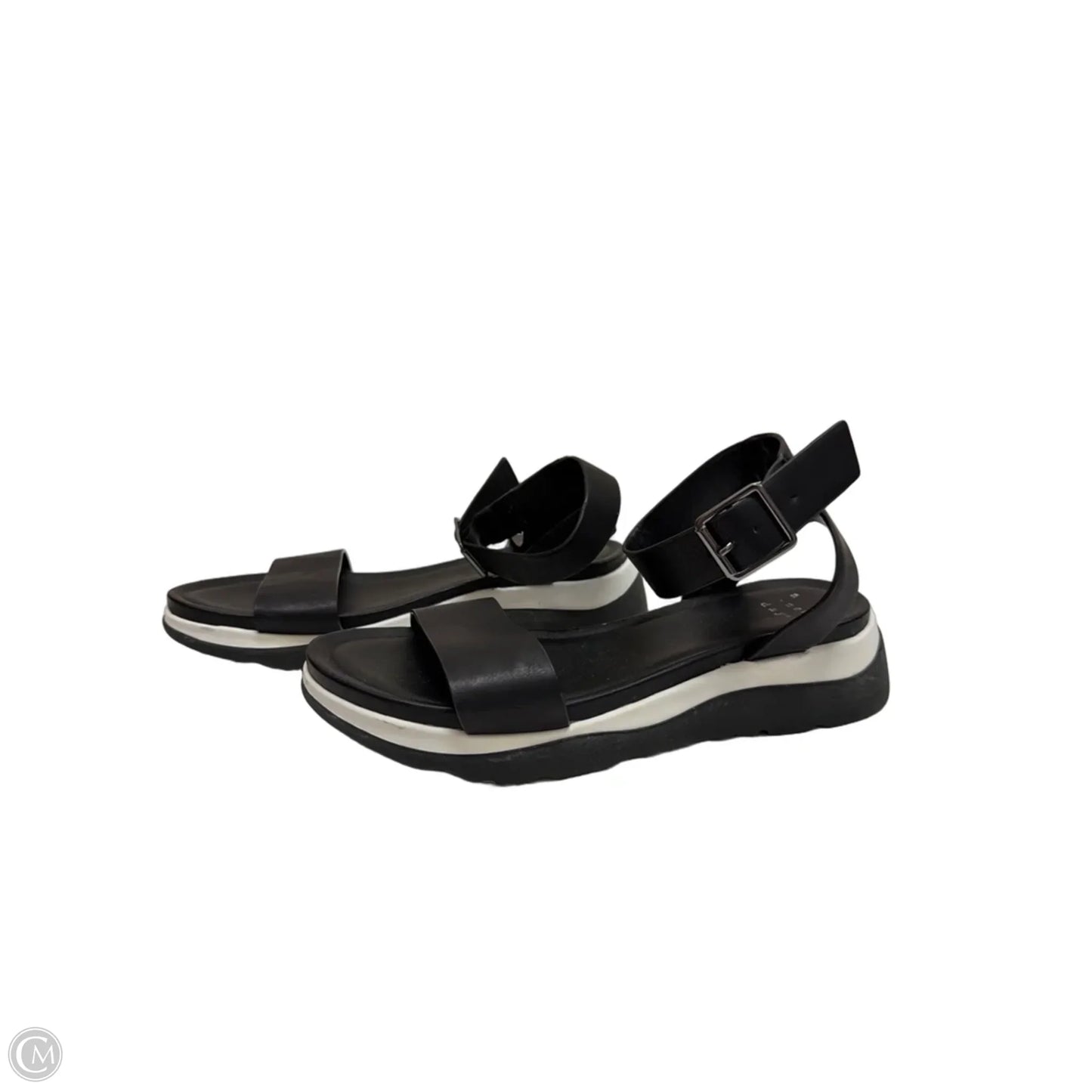 Sandals Flats By A New Day In Black, Size: 6.5