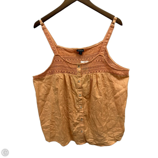 Tank Top By Torrid In Orange, Size: Xl