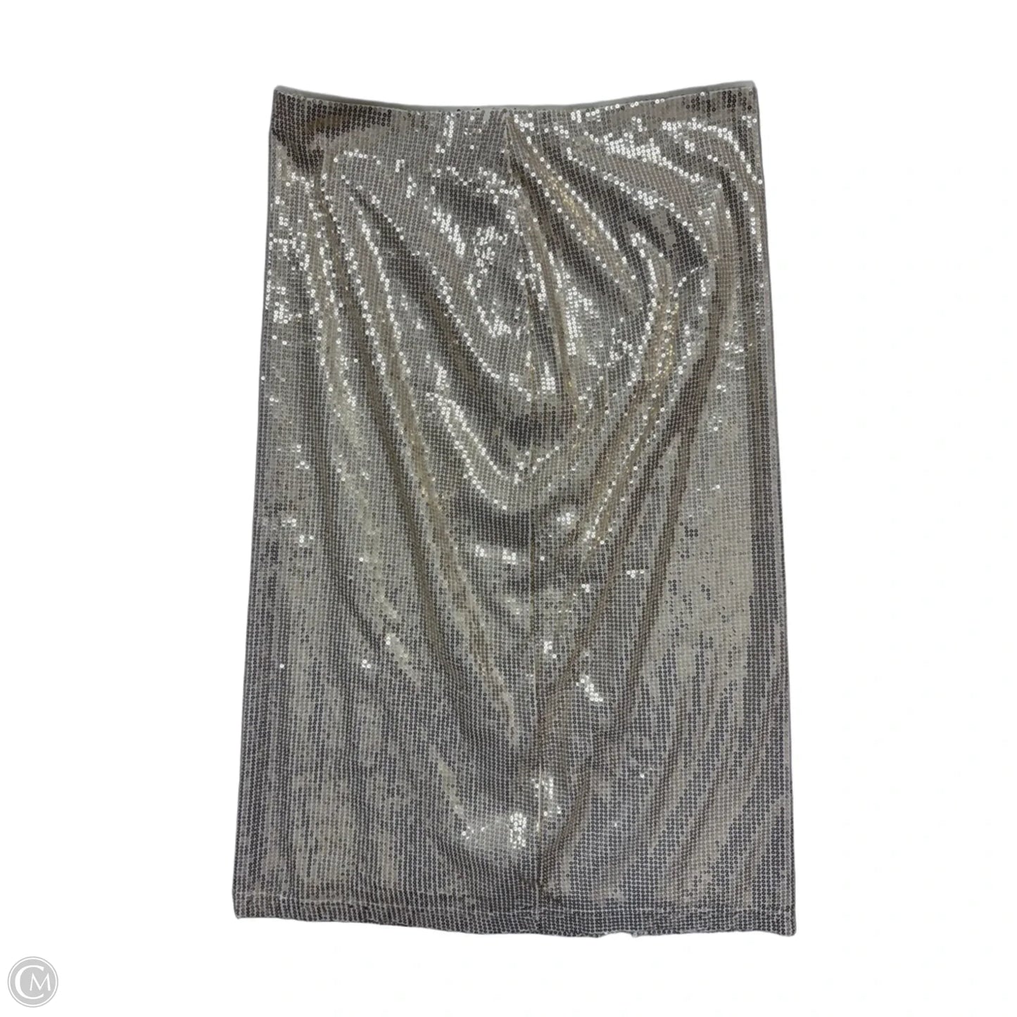 Skirt Midi By Time And Tru In Gold, Size: M