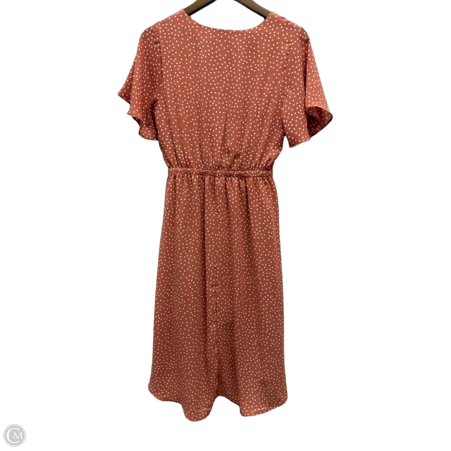 Dress Casual Midi By Sienna Sky In Polkadot Pattern, Size: L