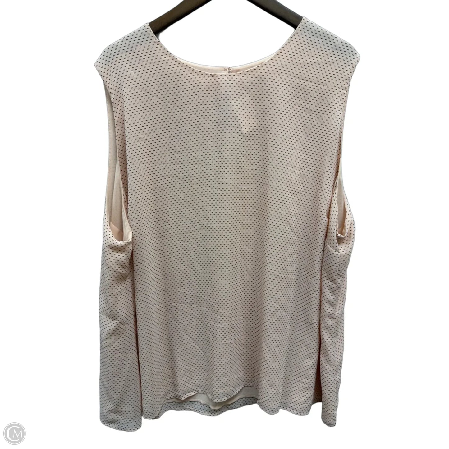 Top Sleeveless By Pleione In Pink, Size: 3x