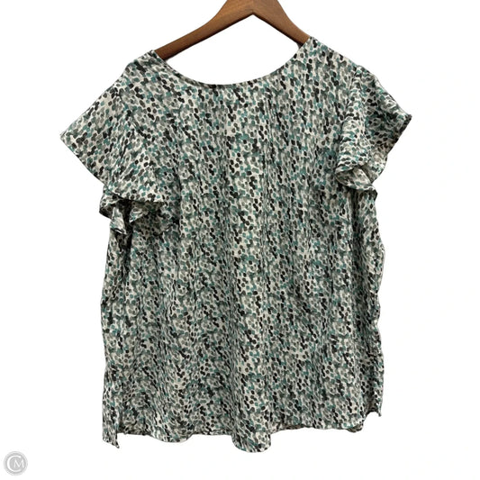 Top Sleeveless By Adrianna Papell In Teal, Size: 3x