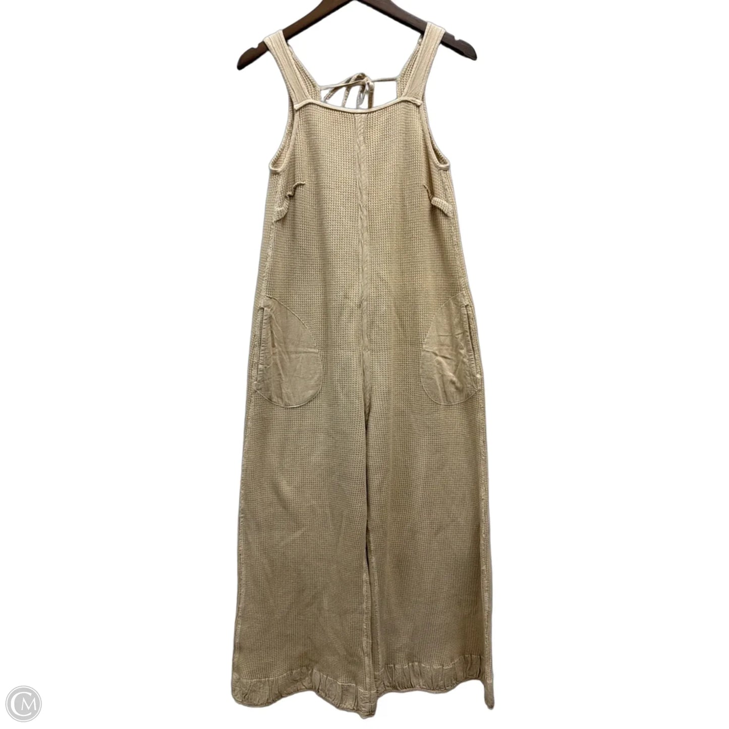 Overalls By Clothes Mentor In Tan, Size: M