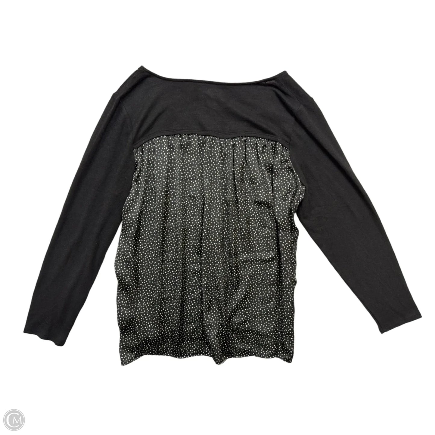 Top Long Sleeve By Evri In Black, Size: 1x