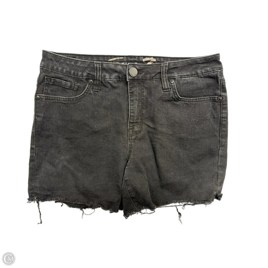 Shorts By Seven 7 In Black Denim, Size: 8