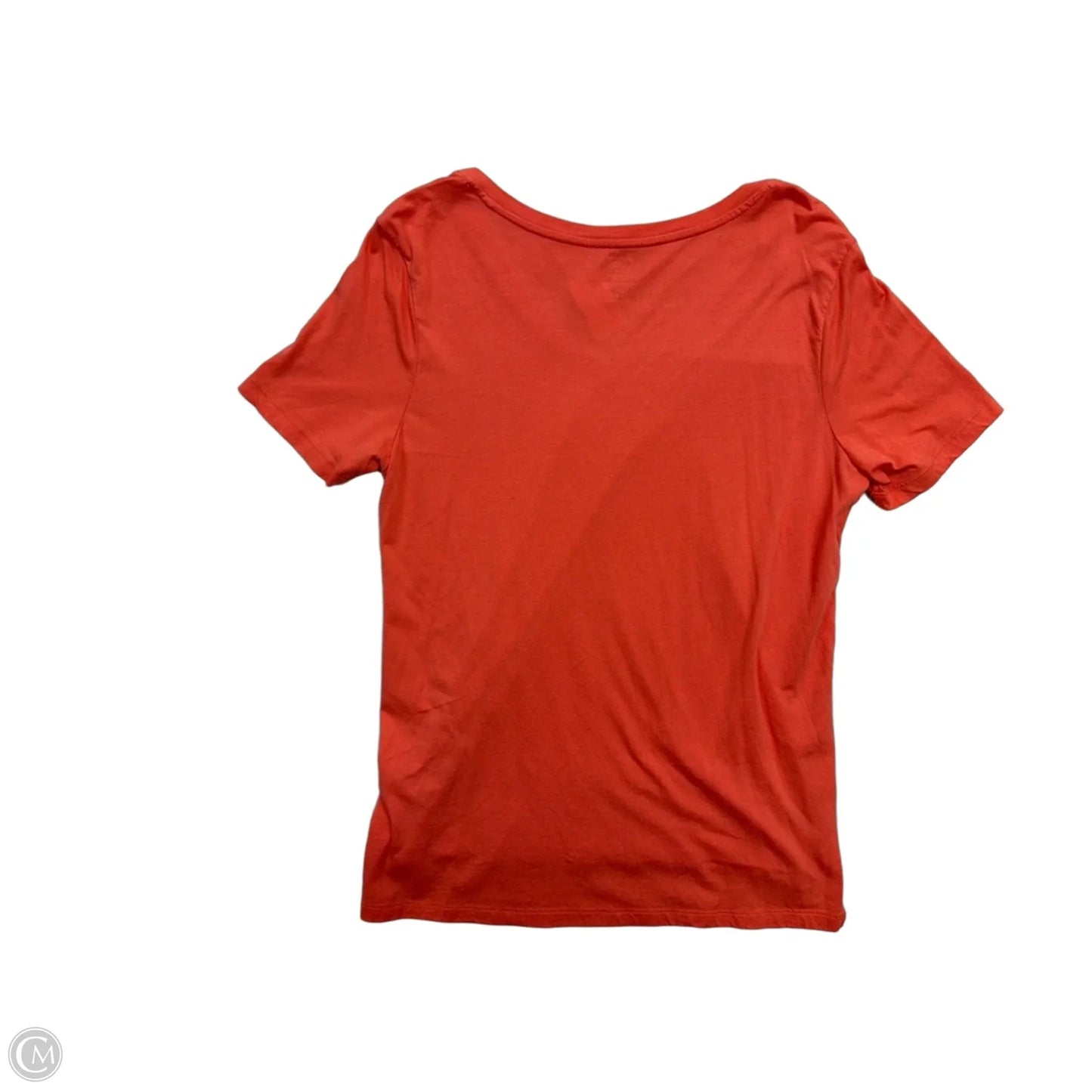 Top Short Sleeve By Members Mark In Orange, Size: L