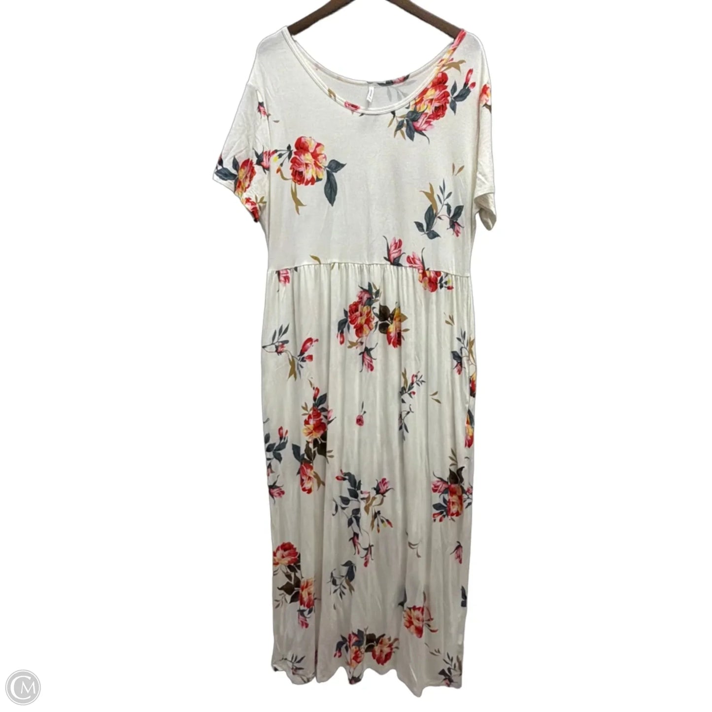 Dress Casual Maxi By Cmf In Floral Print, Size: 2x