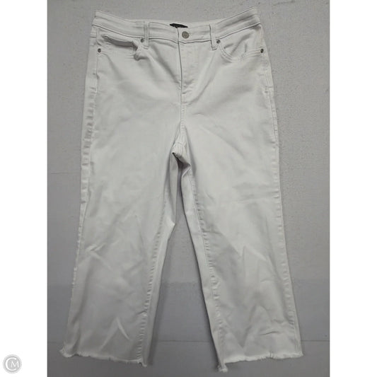 Jeans Cropped By Not Your Daughters Jeans In White, Size: 10
