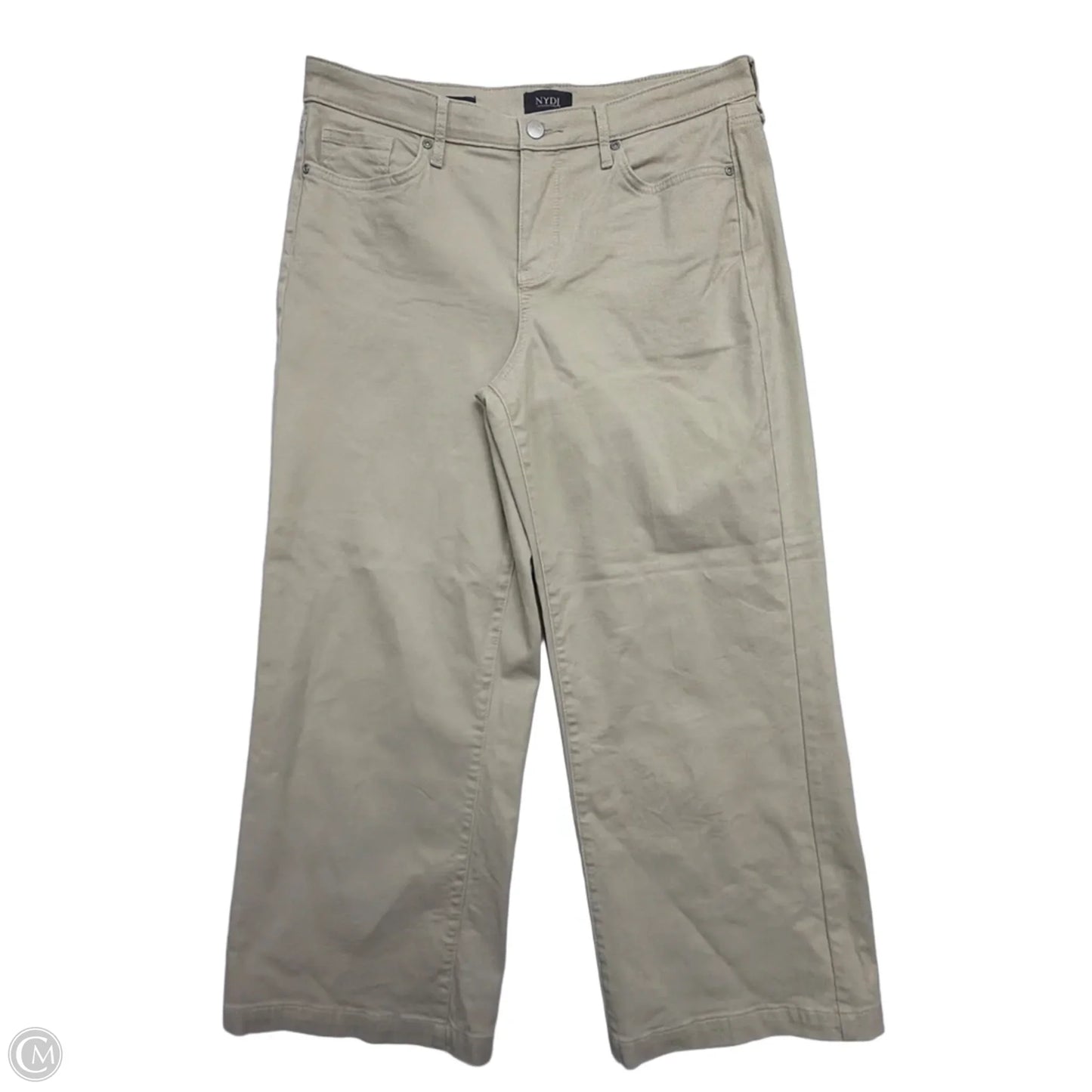 Jeans Wide Leg By Not Your Daughters Jeans In Tan, Size: 10