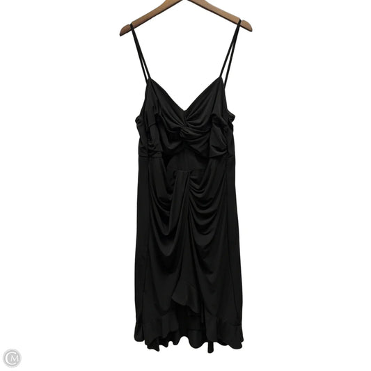Dress Casual Midi By Eloquii In Black, Size: 1x