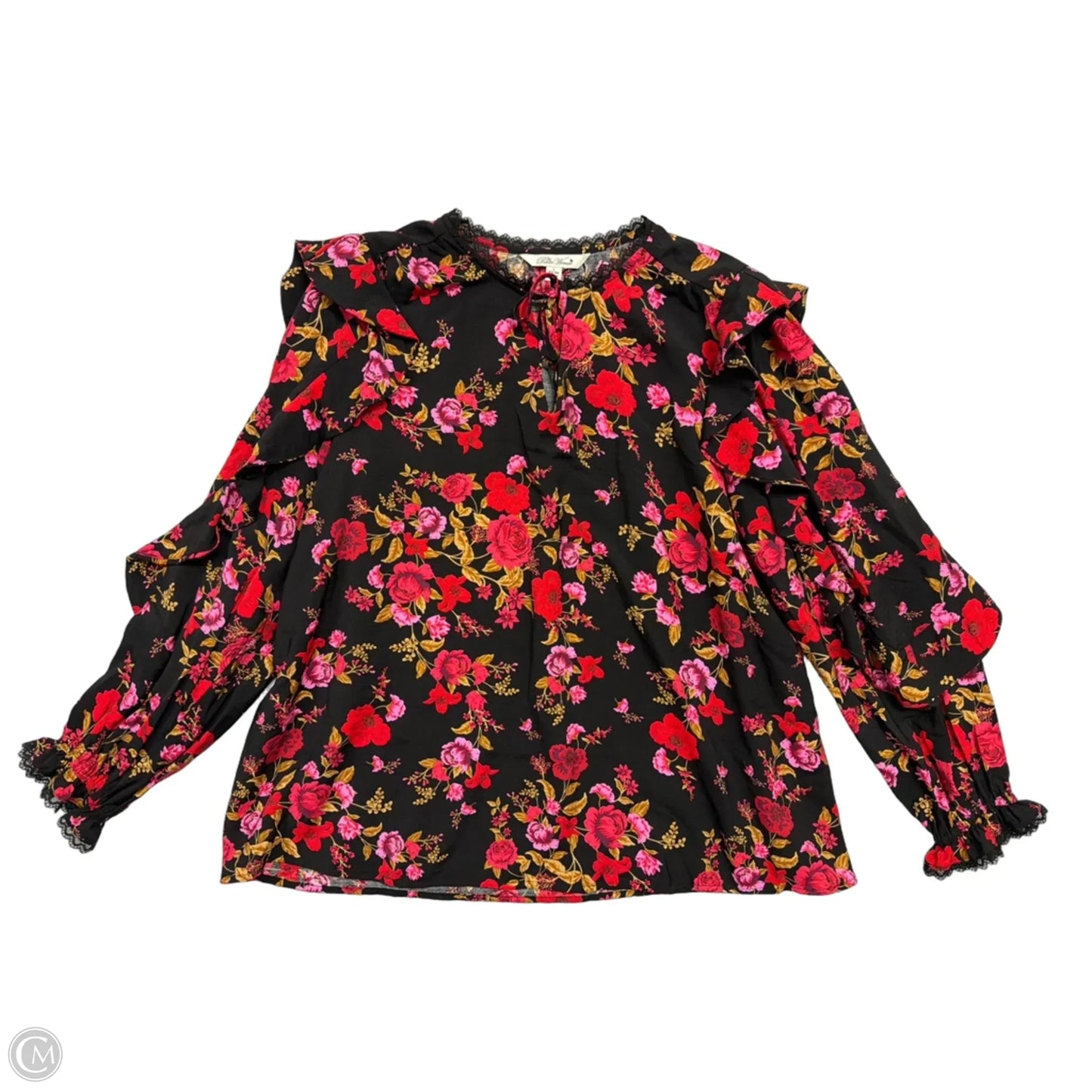Top Long Sleeve By The Pioneer Woman In Floral Print, Size: L