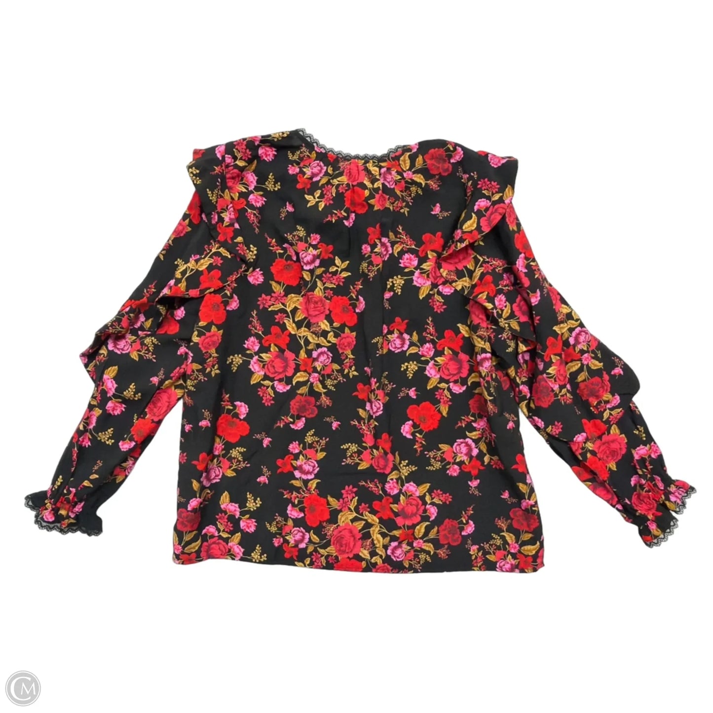 Top Long Sleeve By The Pioneer Woman In Floral Print, Size: L