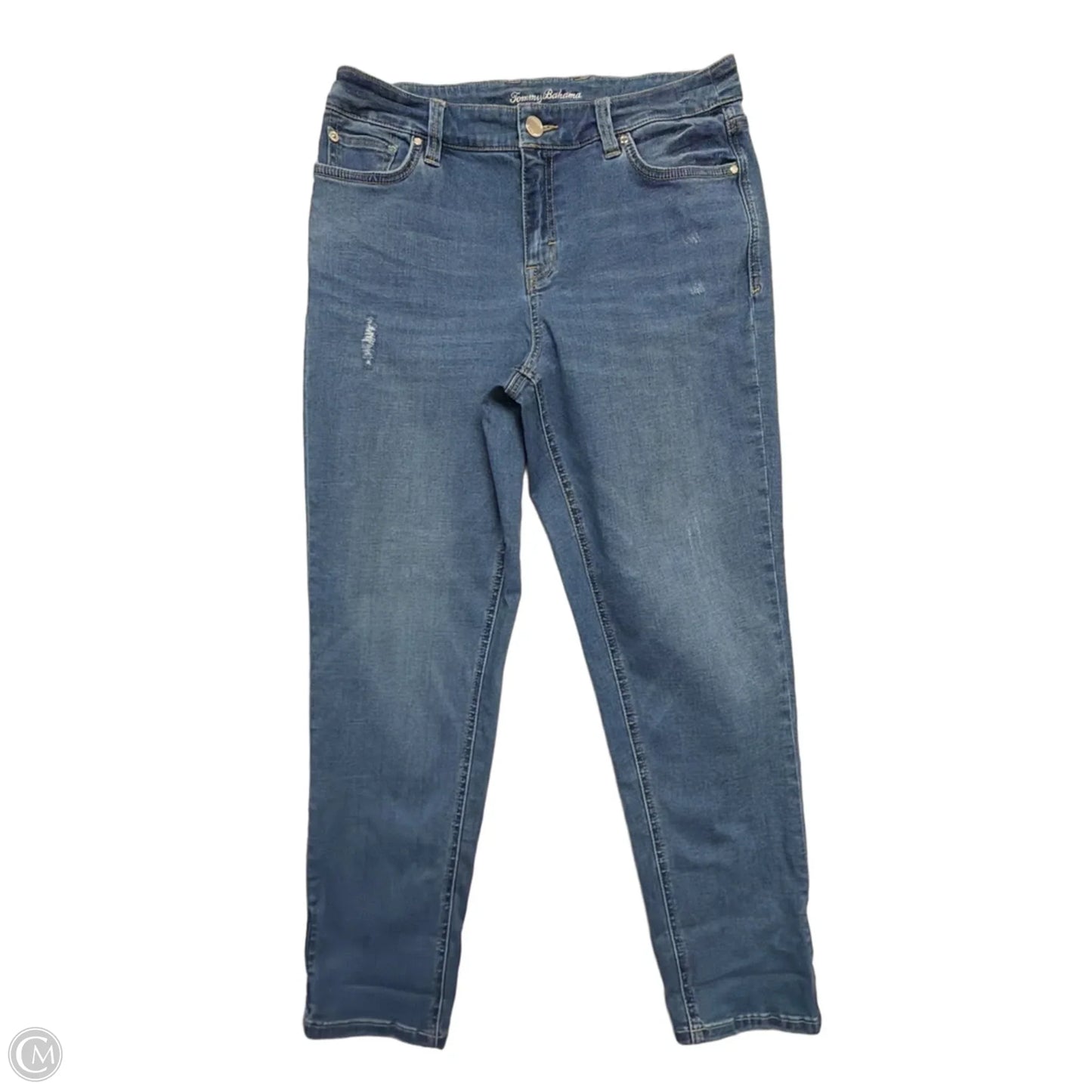 Jeans Skinny By Tommy Bahama In Blue Denim, Size: 10