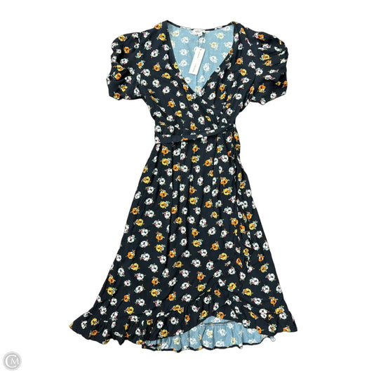 Dress Casual Midi By The Drop In Floral Print, Size: Xl