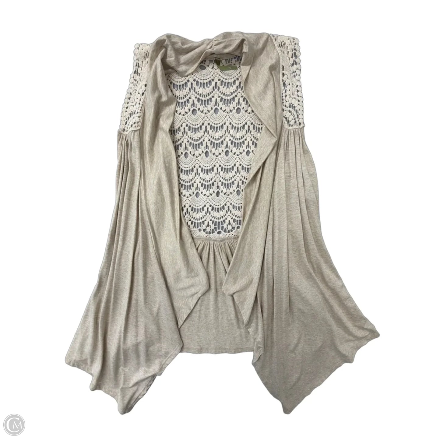 Vest Other By West Kei In Tan, Size: M