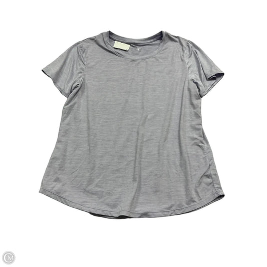 Athletic Top Short Sleeve By Jockey In Purple, Size: L
