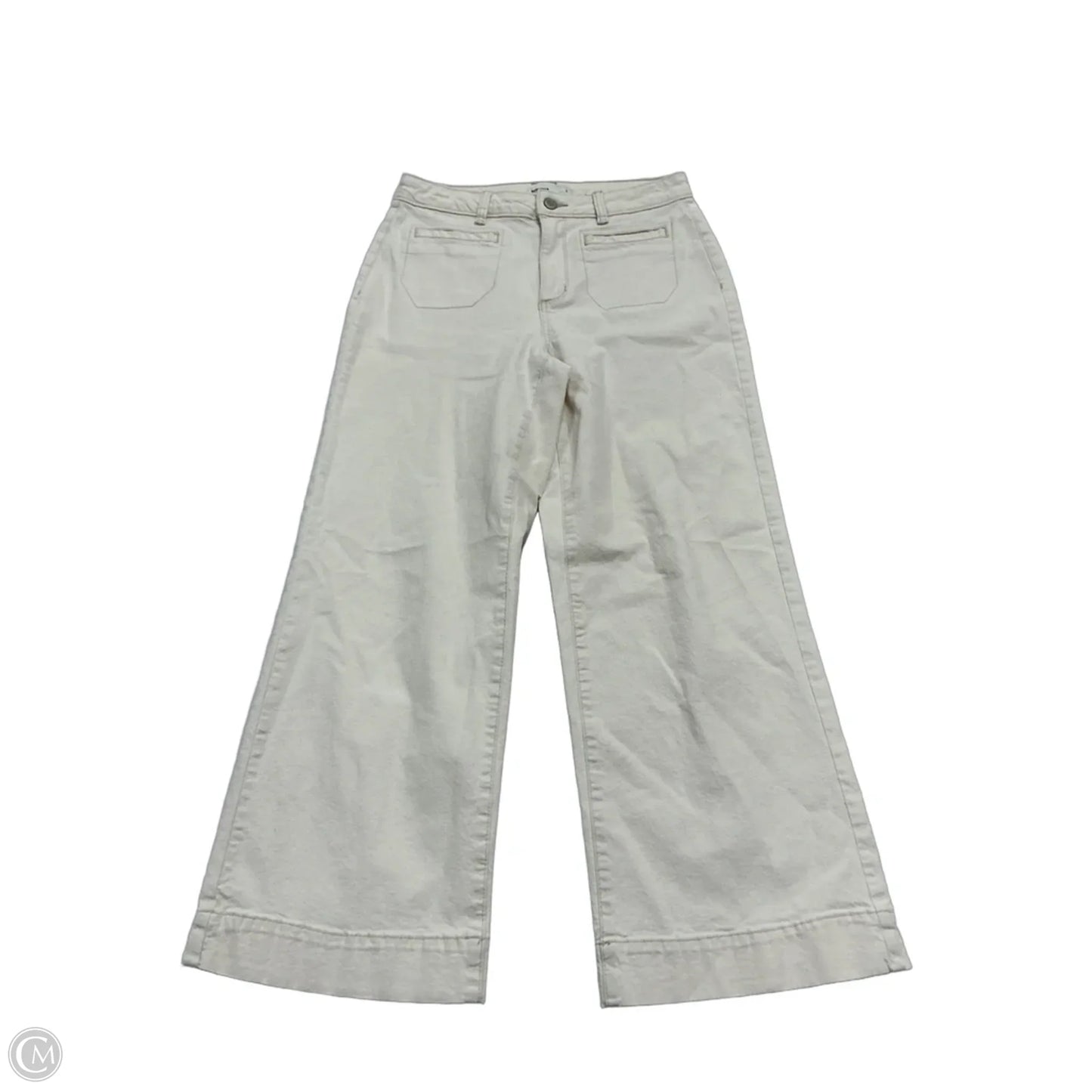 Jeans Wide Leg By Sonoma In Cream, Size: 6