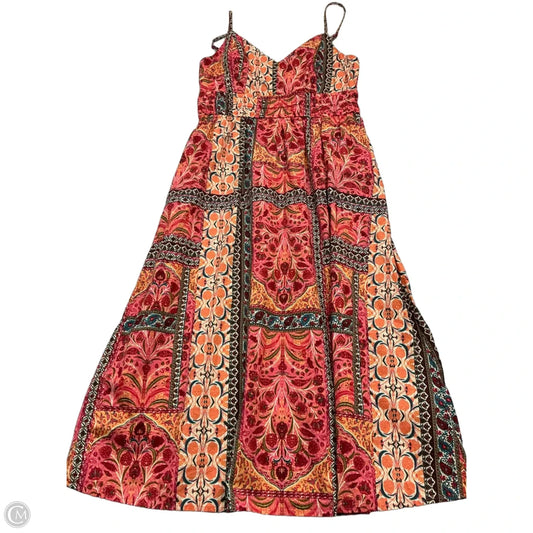 Dress Casual Midi By Old Navy In Multi-colored, Size: S