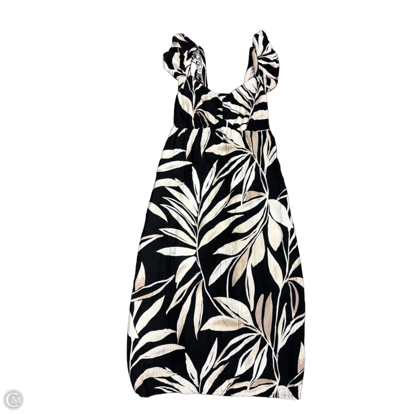 Dress Casual Midi By Time And Tru In Multi-colored, Size: S
