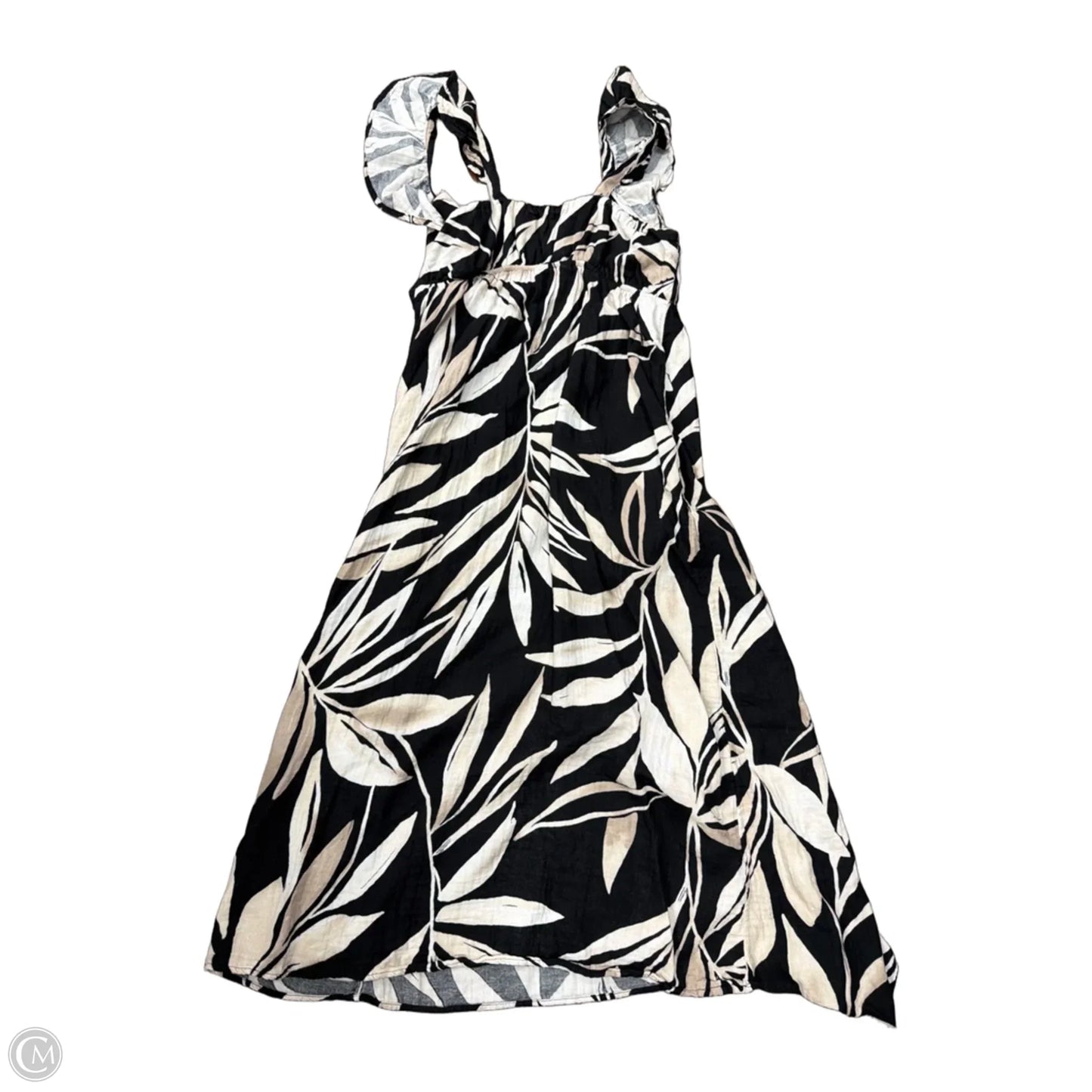 Dress Casual Midi By Time And Tru In Multi-colored, Size: S