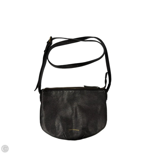 Crossbody Leather By Lucky Brand, Size: Medium