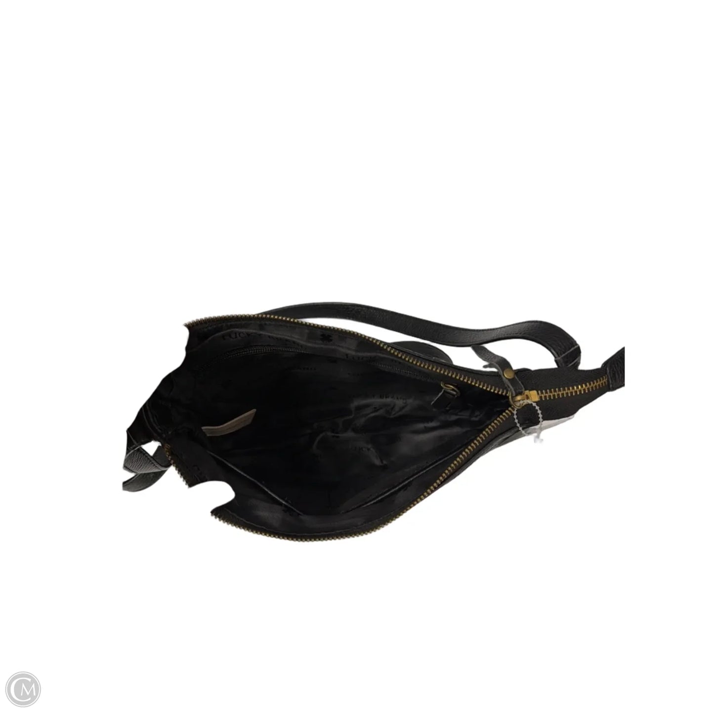Crossbody Leather By Lucky Brand, Size: Medium