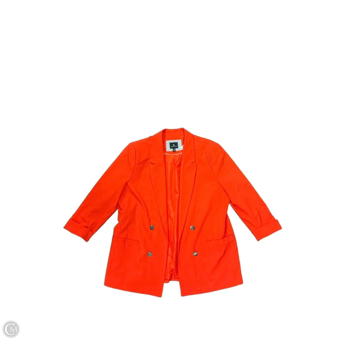Blazer By Jules & Leopold In Orange, Size: Xl