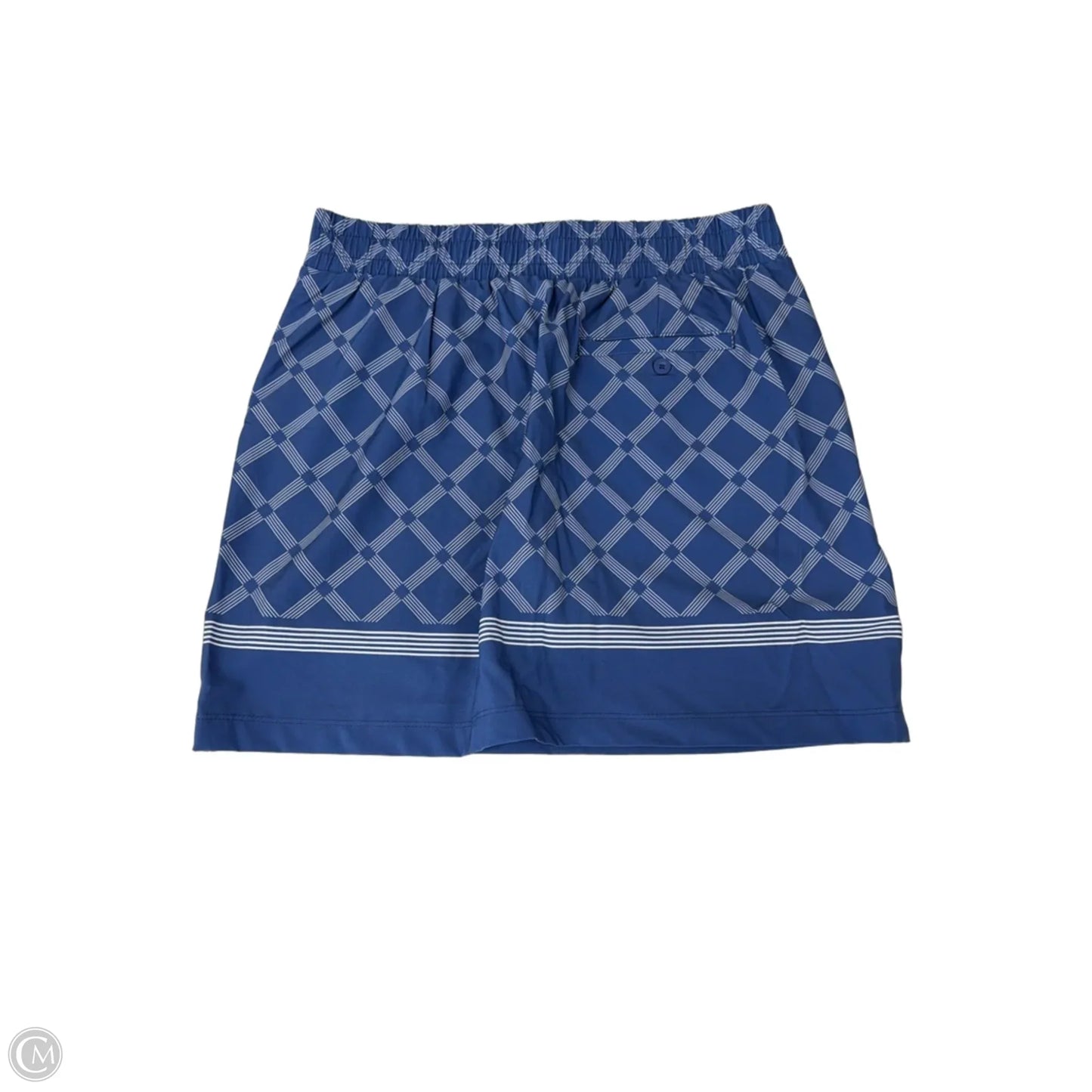 Athletic Skort By Kyodan In Blue & White, Size: S