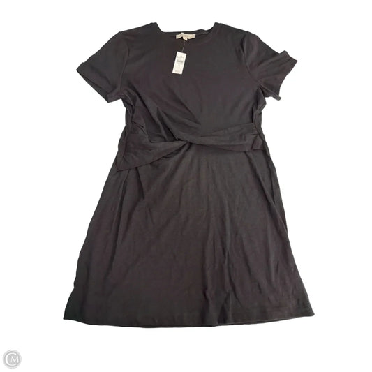 Dress Casual Midi By Loft In Black, Size: Xl
