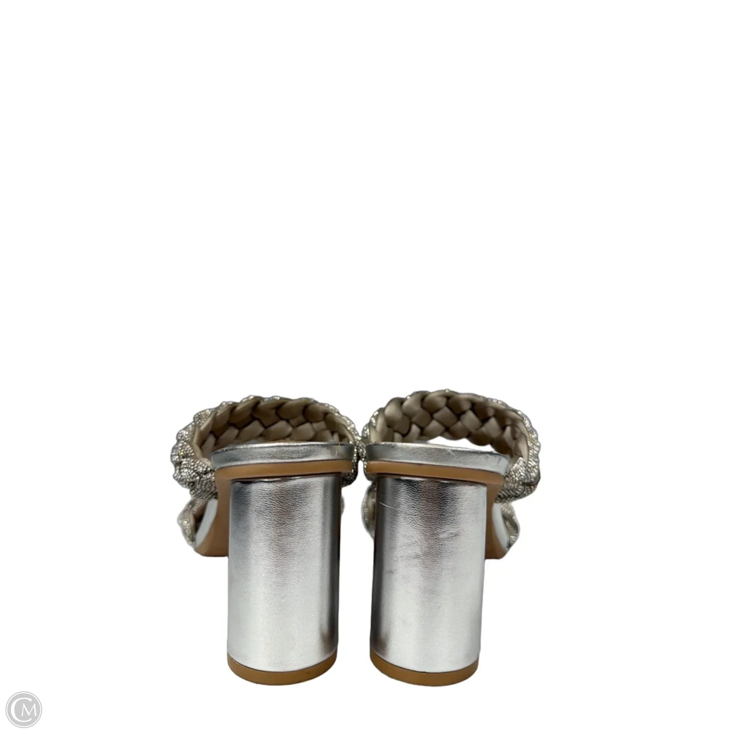 Sandals Heels Block By A New Day In Silver, Size: 9