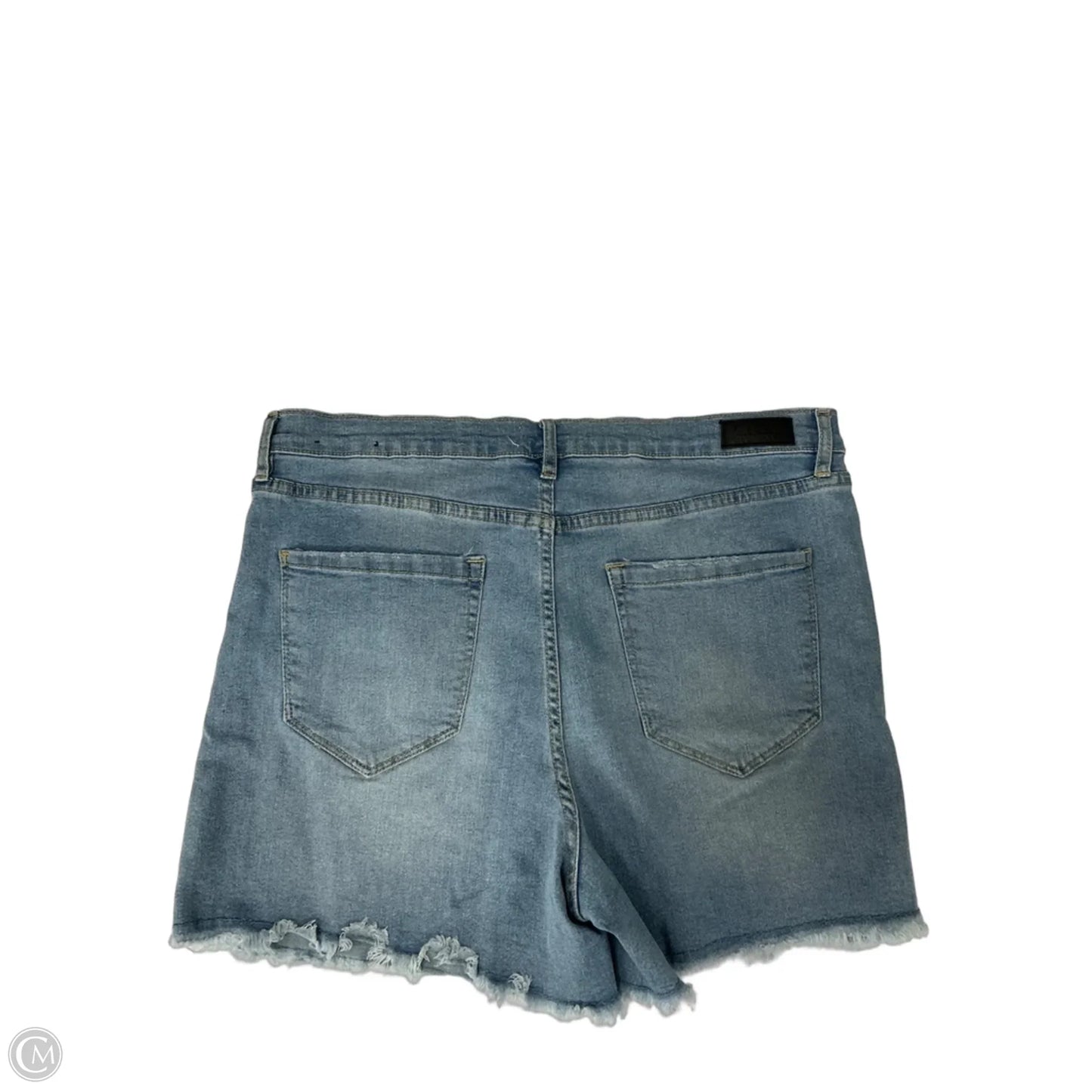 Shorts By Nicole Miller In Blue Denim, Size: 14