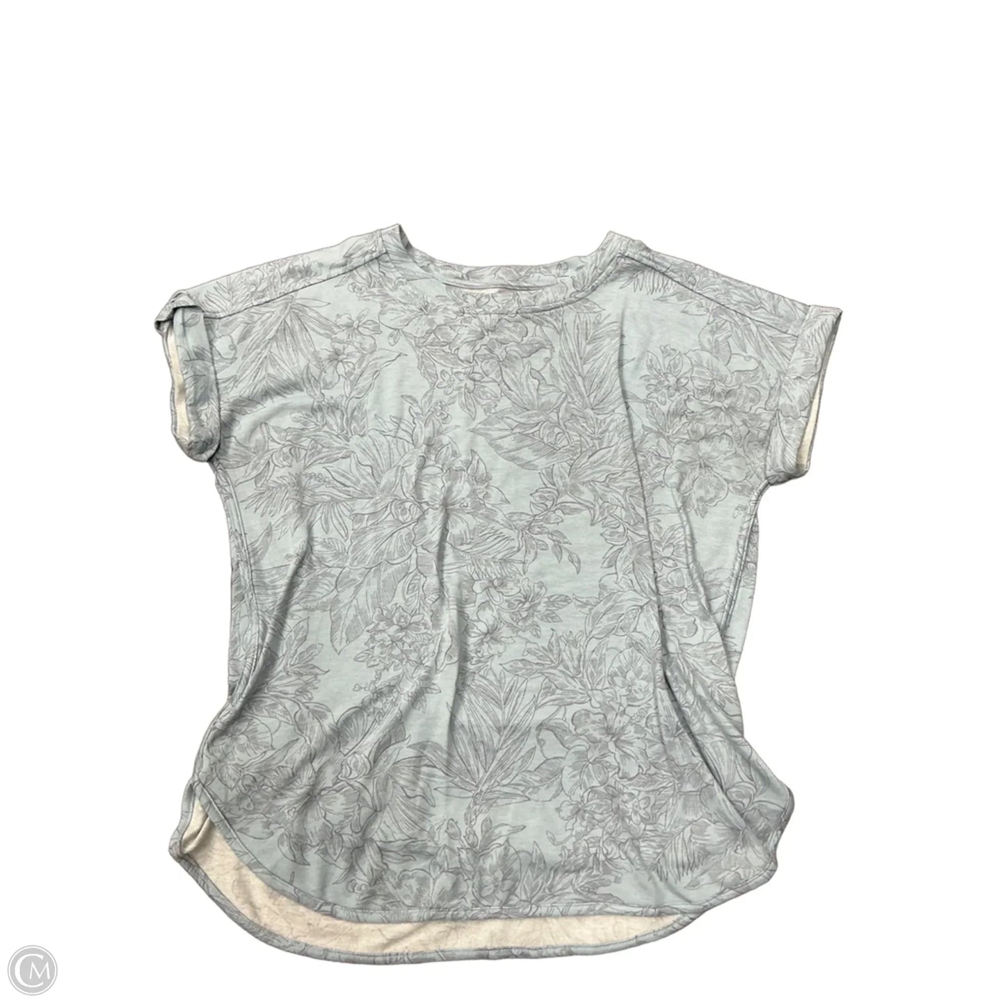 Top Short Sleeve By Cupio In Floral Print, Size: Xl