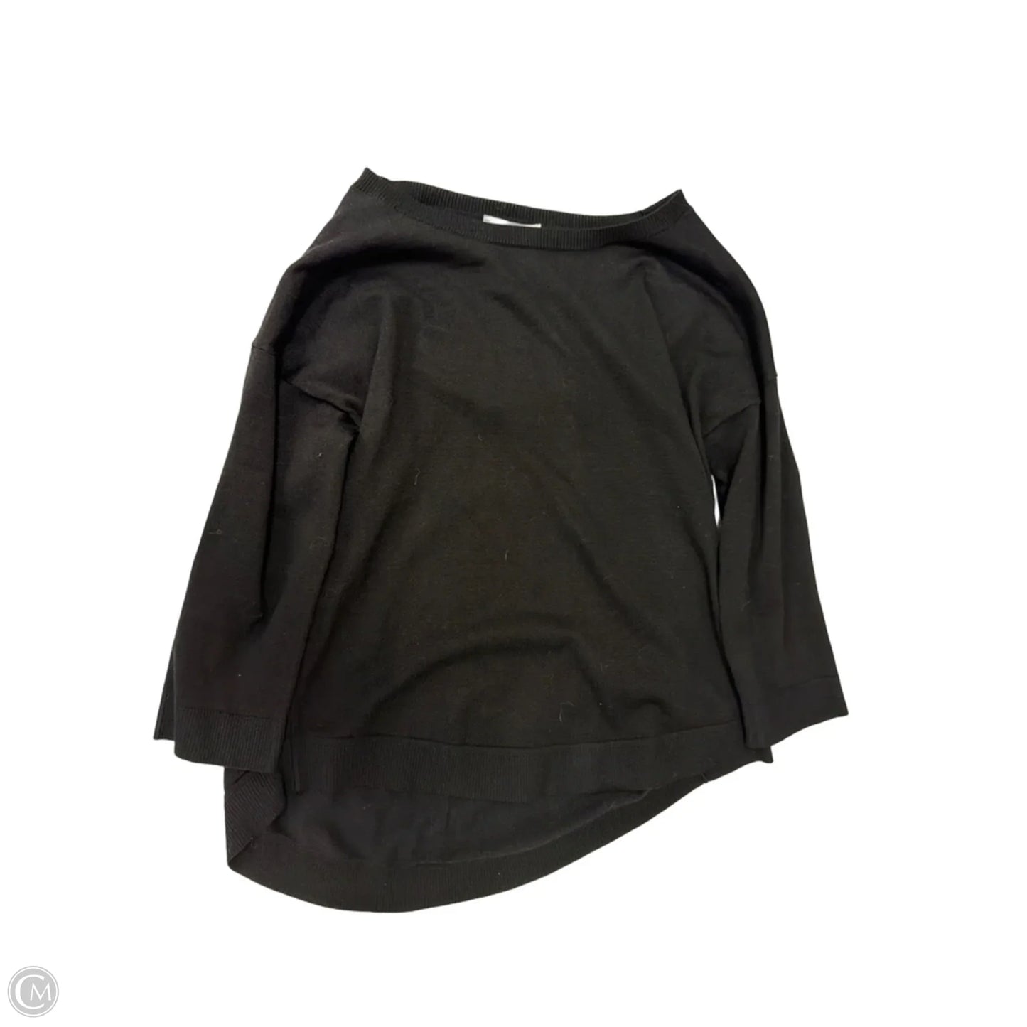 Top 3/4 Sleeve By Melissa Paige In Black, Size: L