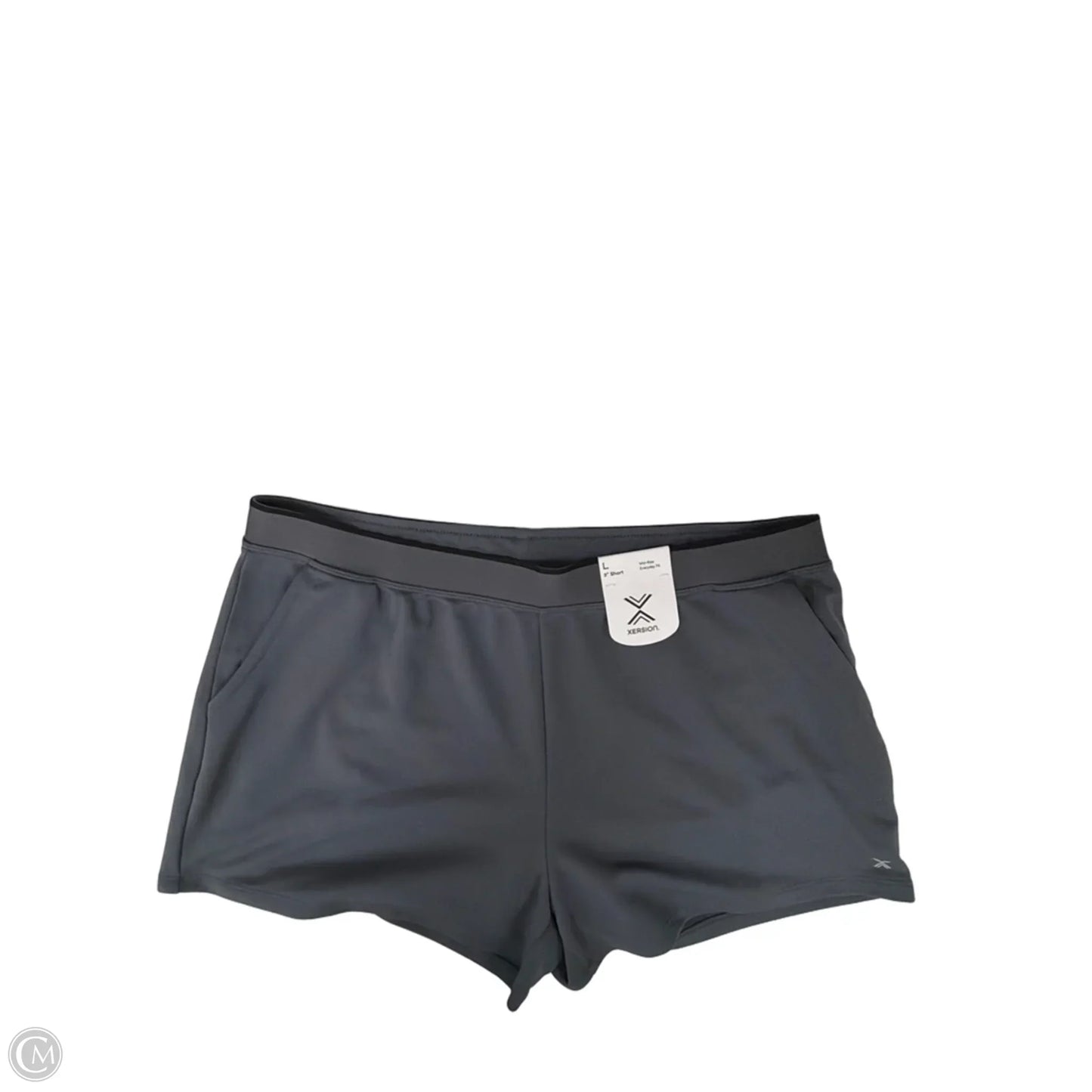Athletic Shorts By Xersion In Grey, Size: L
