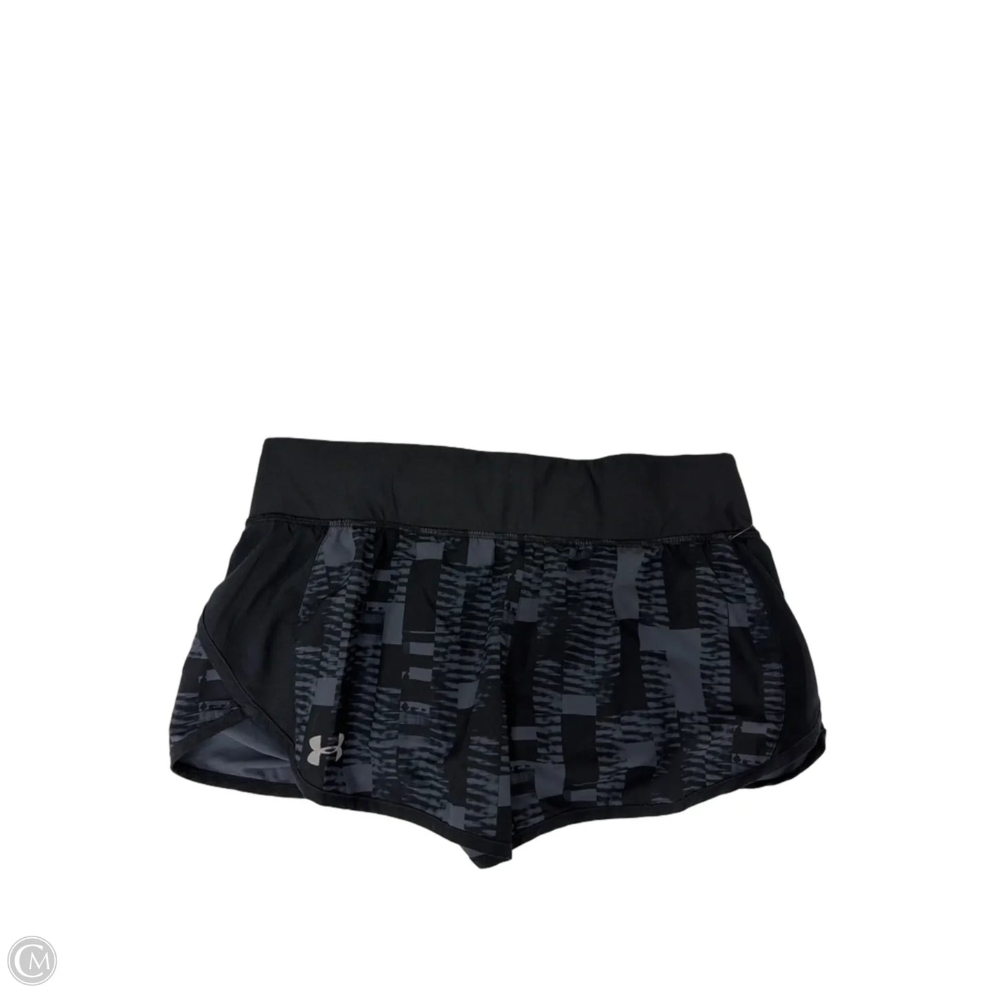 Athletic Shorts By Under Armour In Black & Grey, Size: M