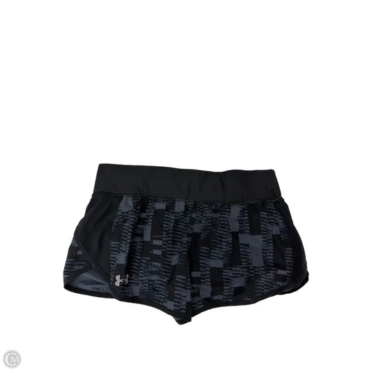 Athletic Shorts By Under Armour In Black & Grey, Size: M