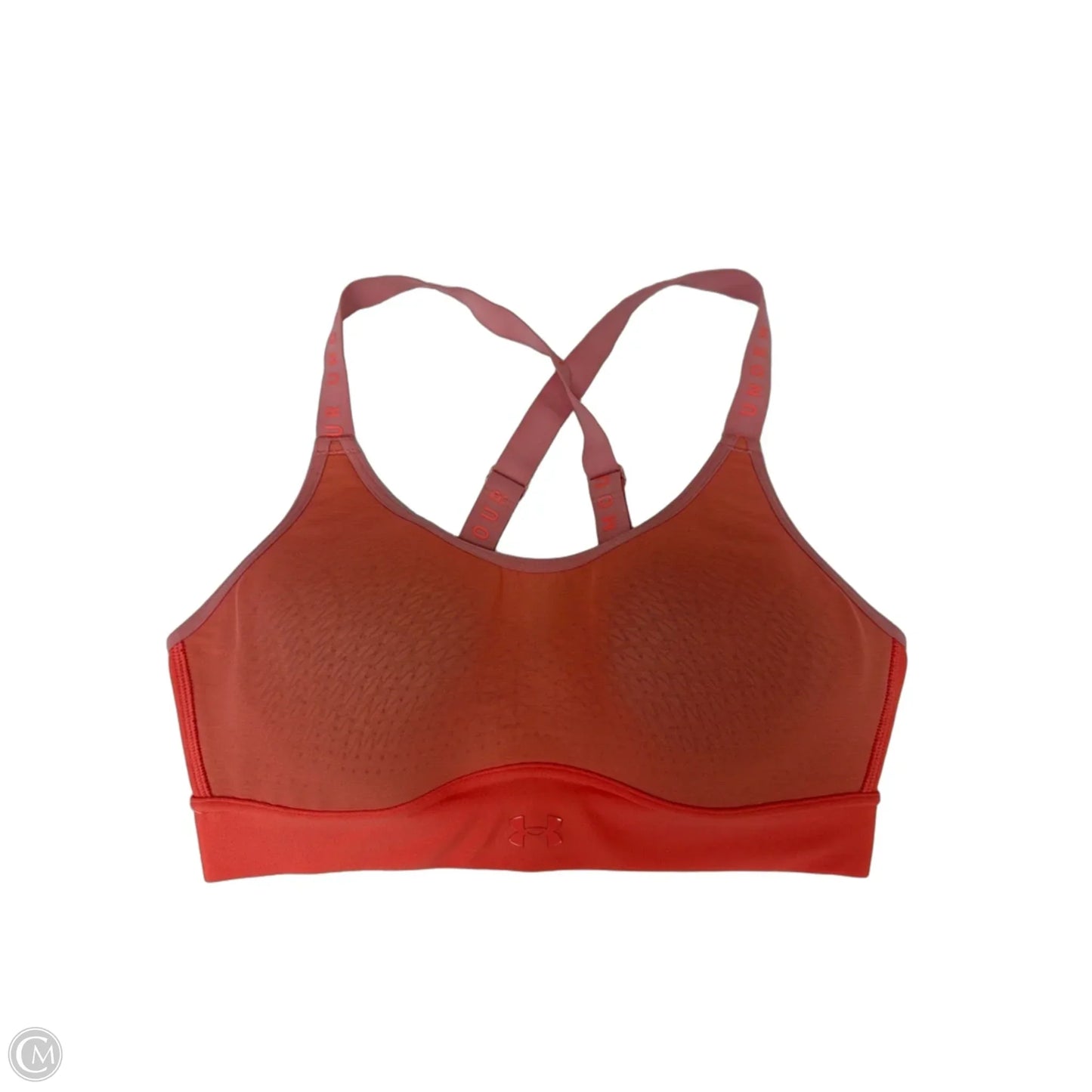Athletic Bra By Under Armour In Coral, Size: M