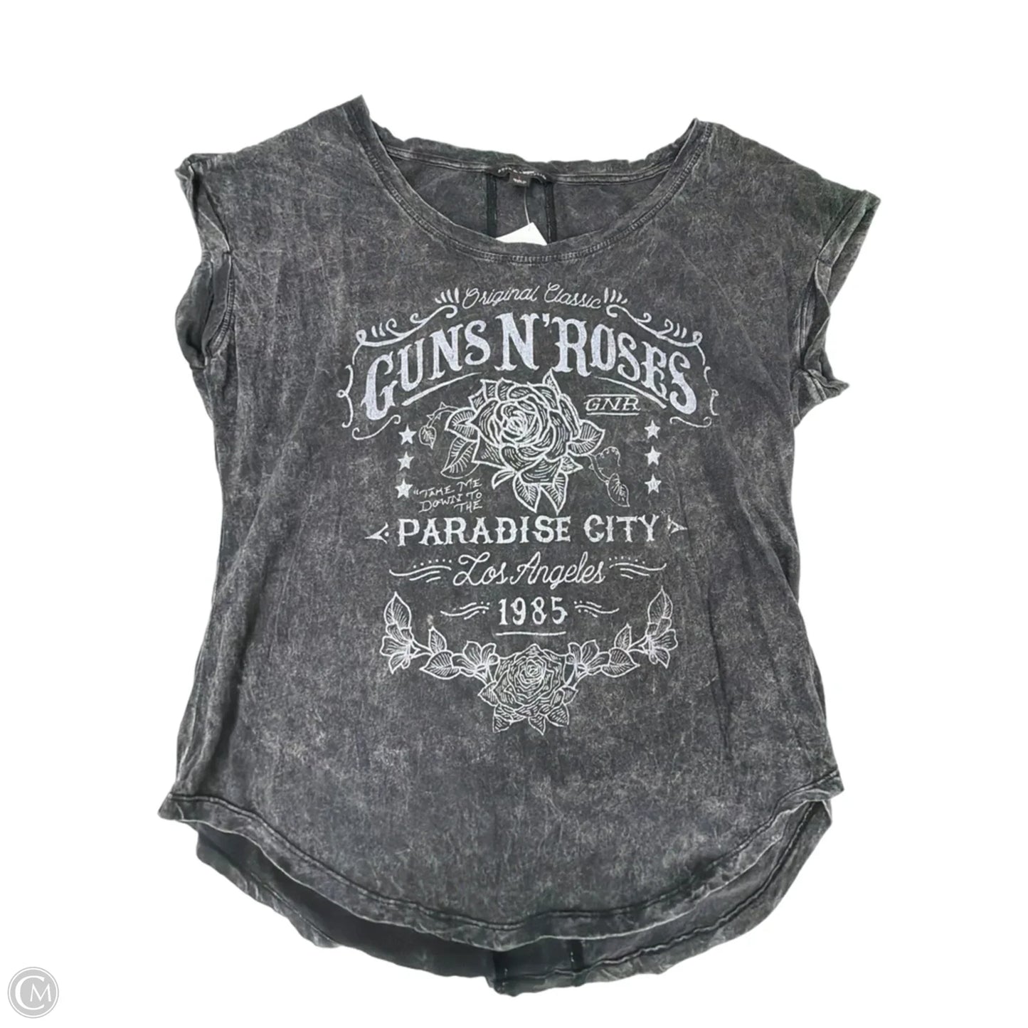 Top Short Sleeve By Rock And Republic In Grey, Size: L