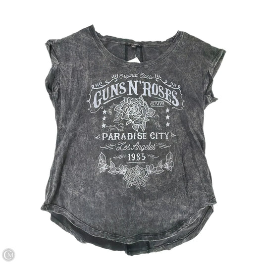 Top Short Sleeve By Rock And Republic In Grey, Size: L