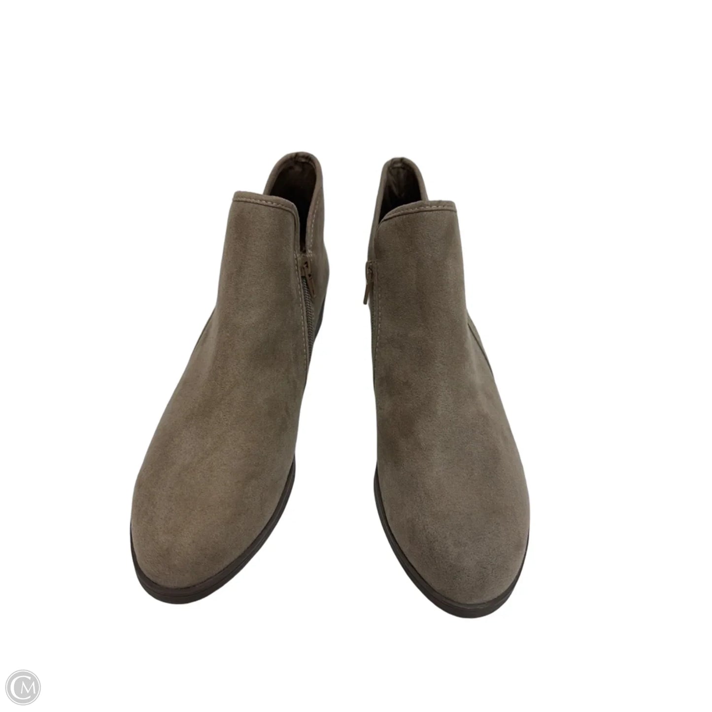 Boots Ankle Flats By Time And Tru In Tan, Size: 8