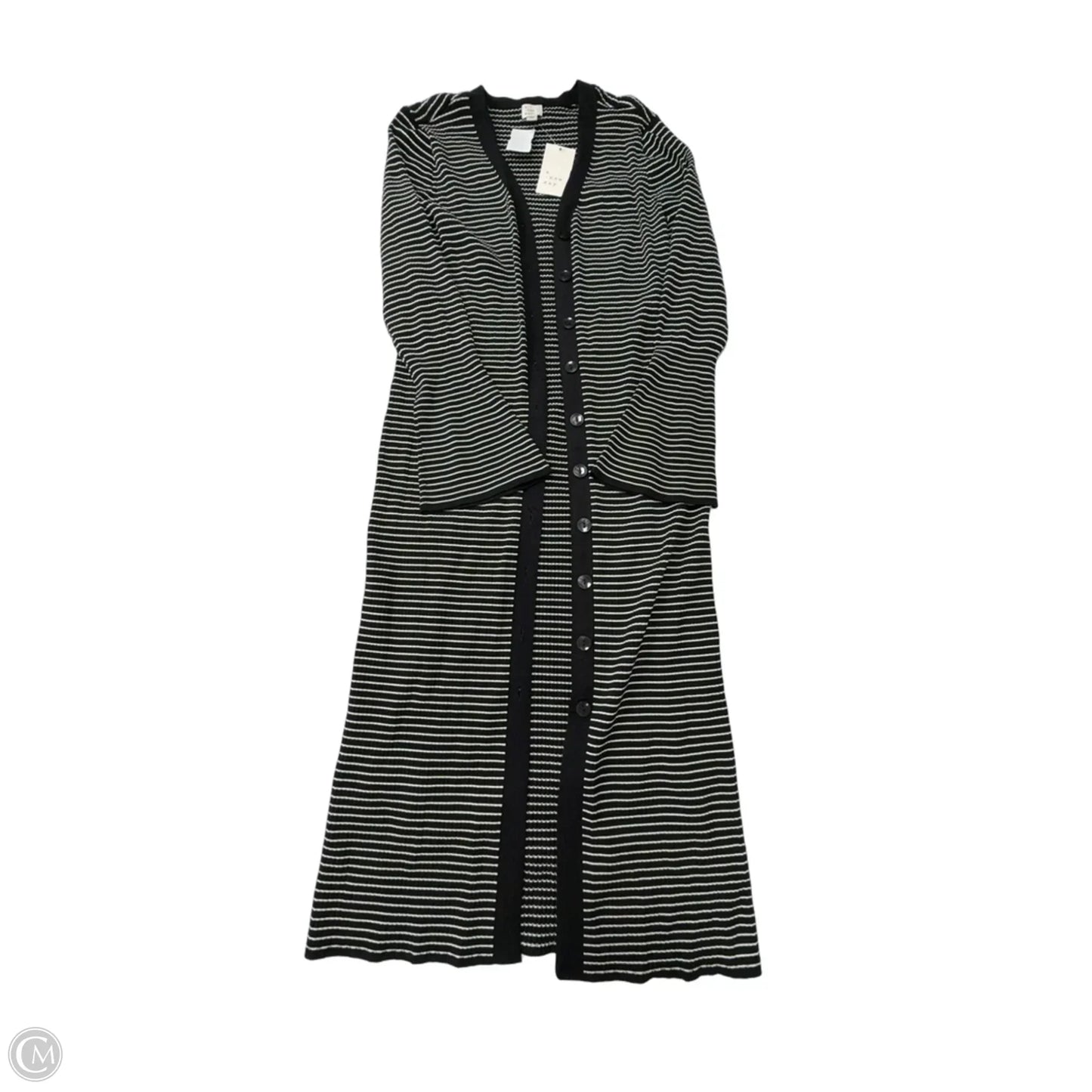 Cardigan By A New Day In Striped Pattern, Size: L