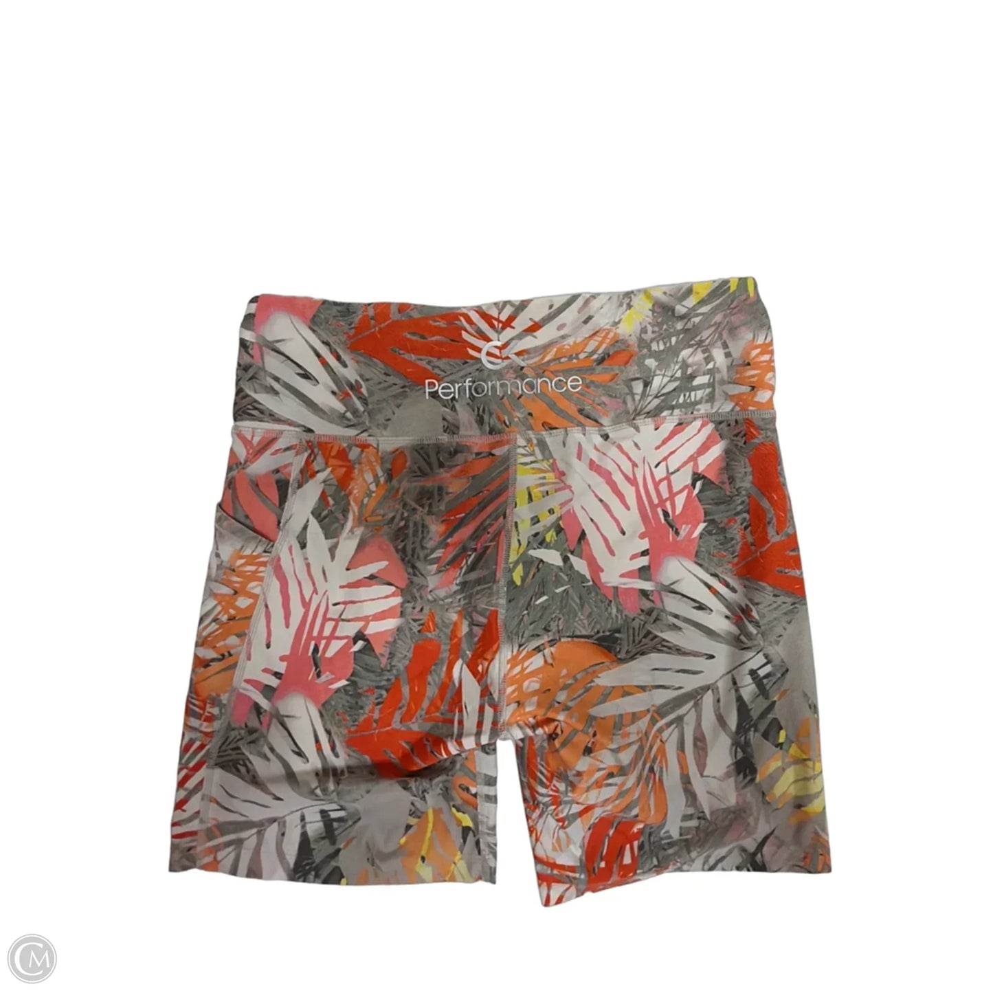 Athletic Shorts By Calvin Klein In Tropical Print, Size: L