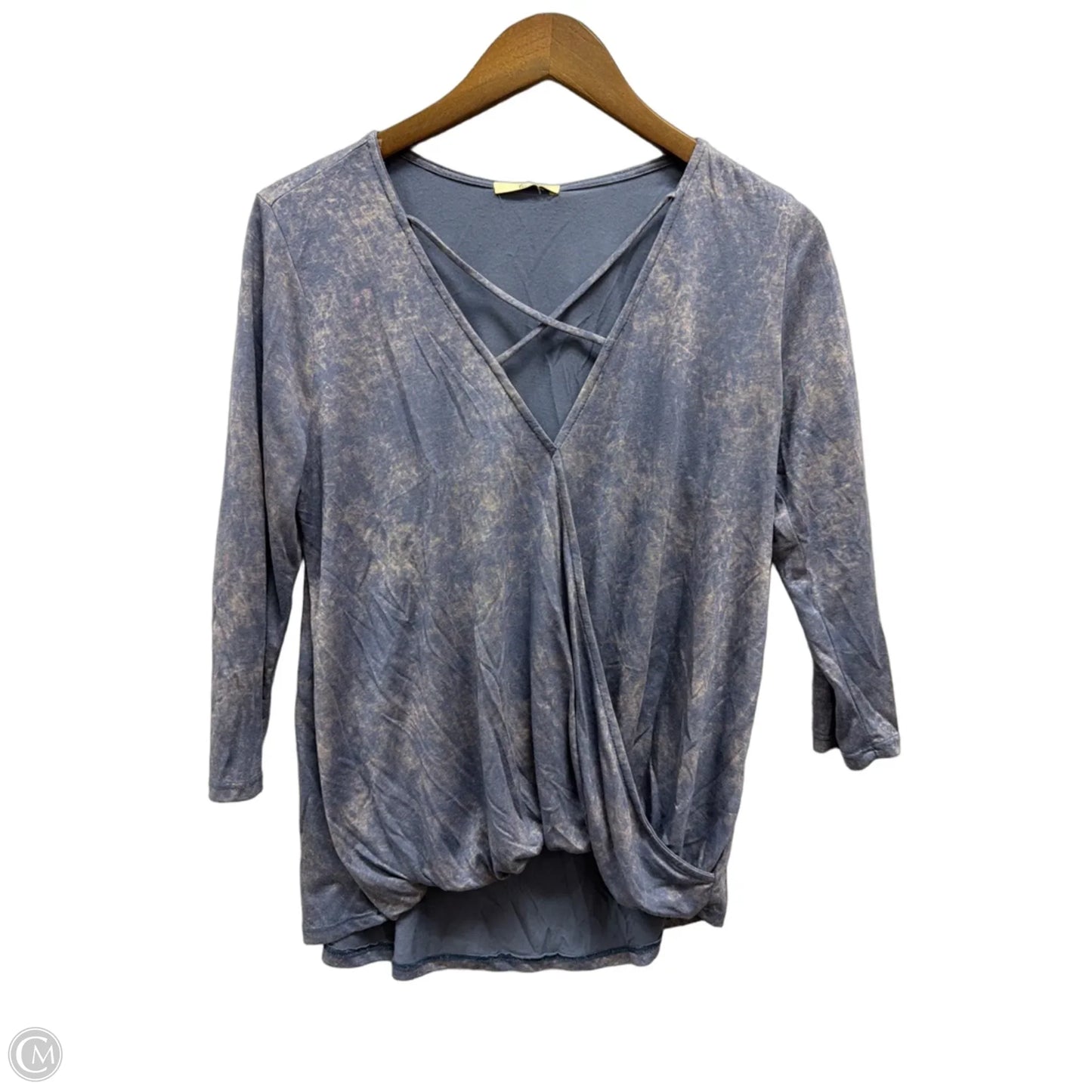 Top Long Sleeve By Clothes Mentor In Blue, Size: L